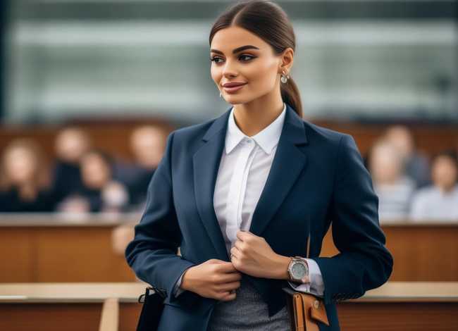 演讲穿搭女；演讲穿搭女大学生