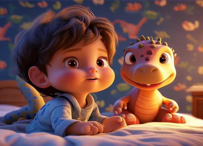 恐龙睡前儿童故事；恐龙幼儿睡前故事