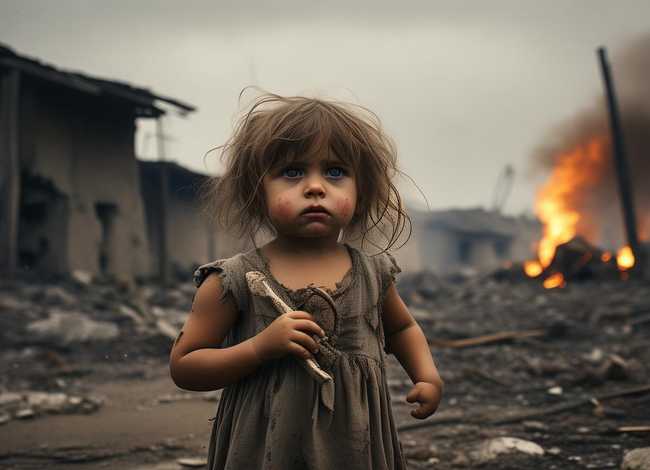 战争儿童图片（战争儿童悲惨图片获奖）