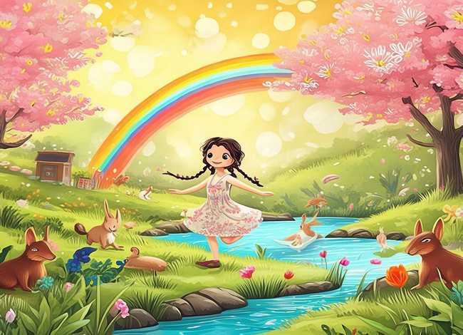 春天里的故事绘本 - 春天里的故事绘本图片