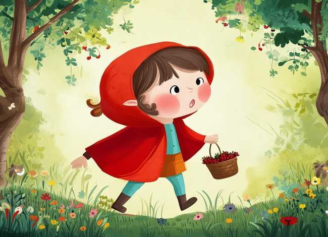 儿童小红帽故事童话，少儿故事小红帽的故事