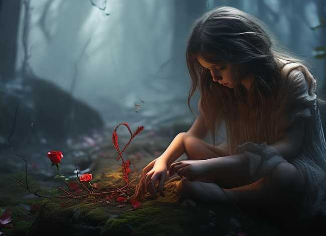 伤心童话故事大全（伤心童话图片大全）