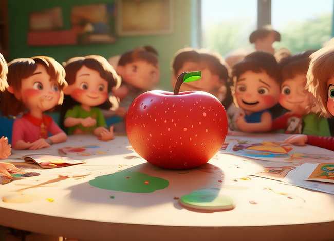 苹果的儿童故事；苹果的故事幼儿园