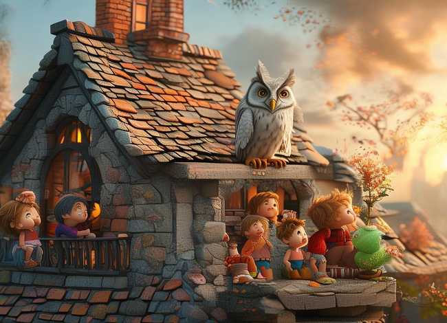 屋顶儿童故事（屋顶上的小孩儿故事概括）