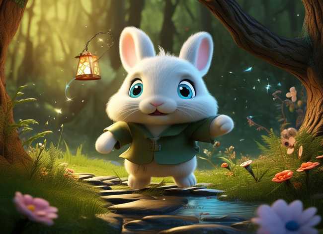 儿童故事小白兔的勇气之旅（勇敢小白兔的故事）