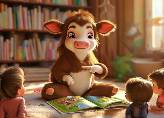 小牛妈妈讲绘本故事（小牛妈妈讲绘本故事内容）