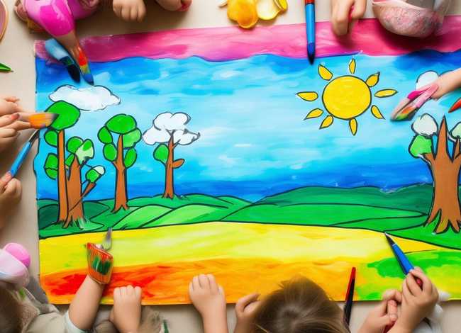 儿童水彩笔故事 - 水彩笔儿童画简单