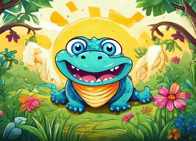 儿童故事小鳄鱼的故事，小鳄鱼的故事绘本