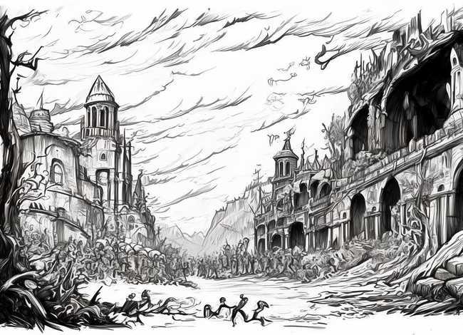 历史经典故事简笔画 历史经典故事简笔画图片