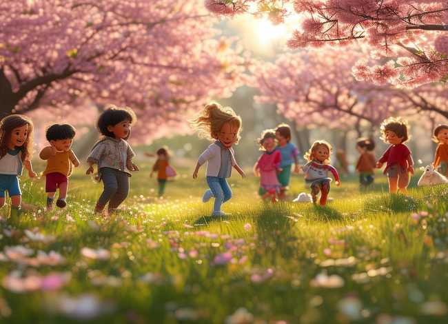 儿童故事美丽的春天；美丽的春天幼儿故事