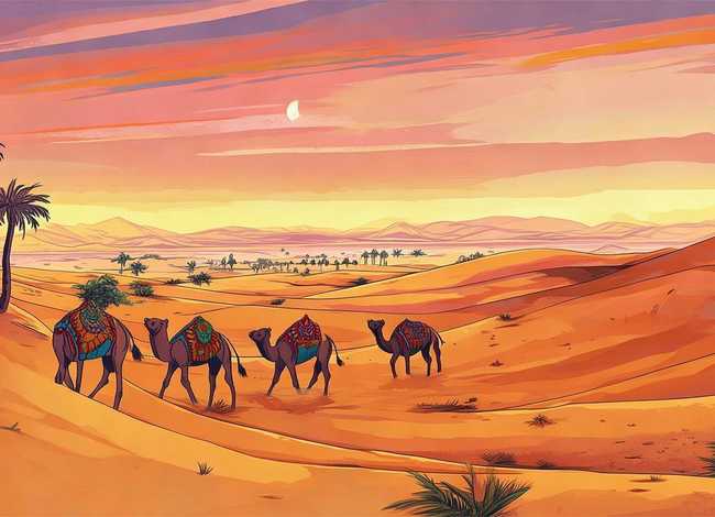 关于沙漠的绘本故事 关于沙漠的绘本故事图片