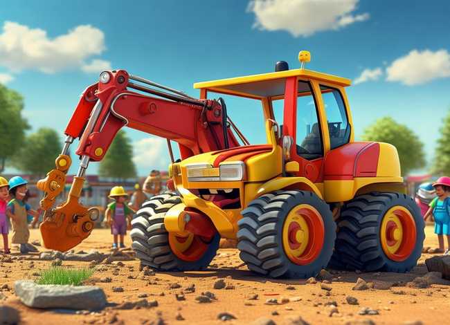 挖土机儿童动画故事精选 - 挖土机儿童动画版 挖土机儿童动画故事精选 - 挖土机儿童动画版
