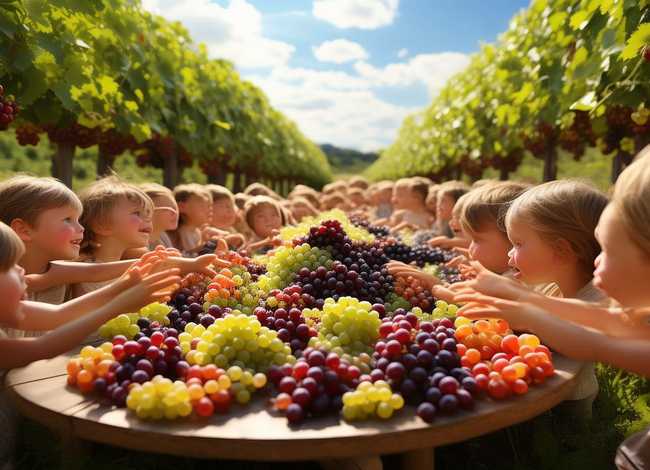 关于葡萄的儿童小故事 - 关于葡萄的幼儿故事