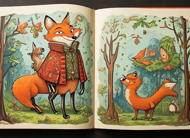 寓言故事简笔画画大全带颜色，寓言故事简笔画大全 色彩