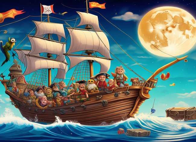 儿童故事海盗王，海盗王的故事