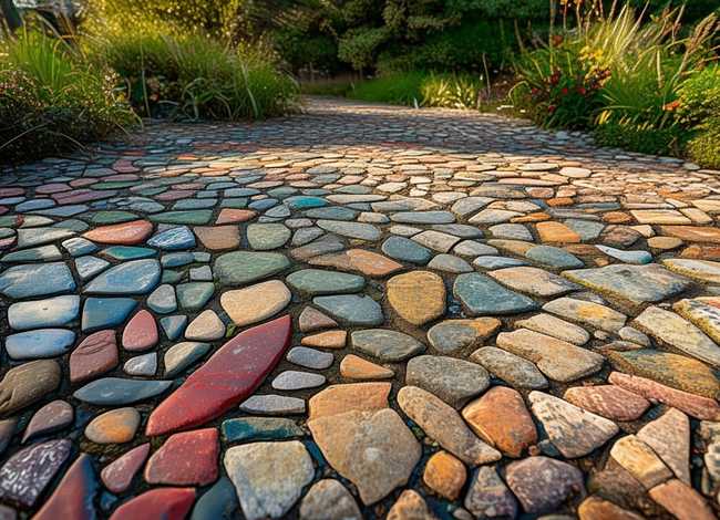 庭院石拼图大全；庭院石材拼花图片大全集