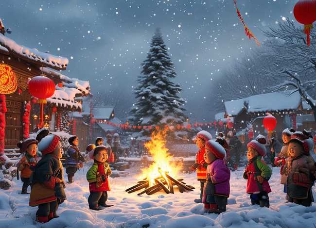 儿童新年古诗五言绝句 - 新年的古诗五言绝句