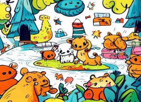 幼儿故事主题儿童画，幼儿故事主题简笔画