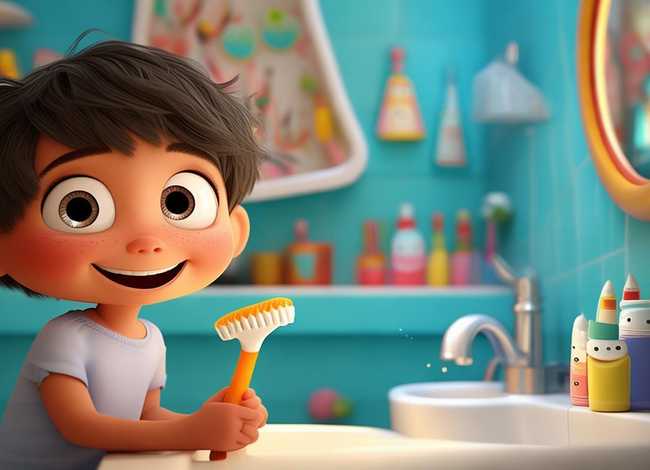 刷牙故事绘本完整，绘本故事《刷牙》