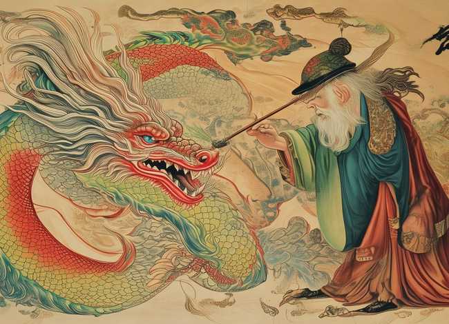 经典成语故事画龙点睛，经典成语故事画龙点睛图片