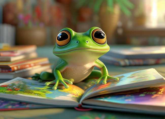 小青蛙听故事绘本图片 小青蛙听故事绘本图片完整版 小青蛙听故事绘本图片 小青蛙听故事绘本图片完整版