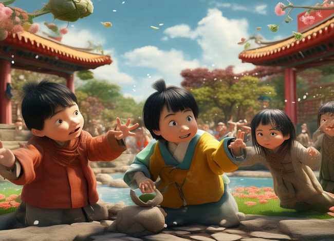 儿童故事司马光表演 - 少儿故事司马光