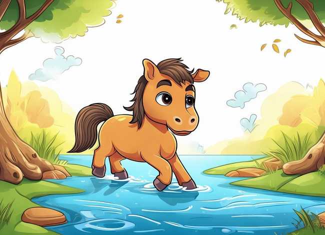 儿童故事小马过河绘本（幼儿故事绘本小马过河）