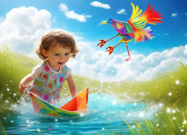 儿童童话故事纸船和风筝全部 - 幼儿故事纸船和风筝