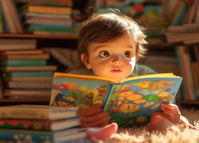 爱听故事儿童绘本、爱听绘本故事的孩子