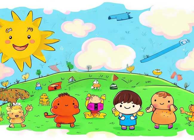 绘本故事儿童画创作简单，10张绘本故事图画简单