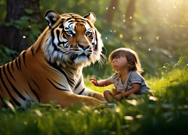 老虎和小孩故事视频，老虎和小孩故事视频在线观看