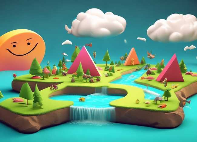 几何图形故事创意画、几何图形故事创意画大全