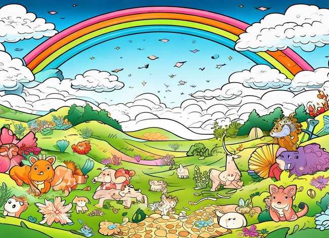 儿童图片打印涂色 - 儿童图片打印涂色教程