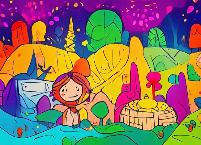 故事书儿童彩绘、故事书简单绘画