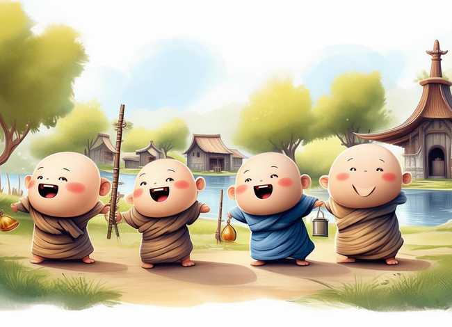 三个和尚故事儿童版；三个和尚的故事简单版