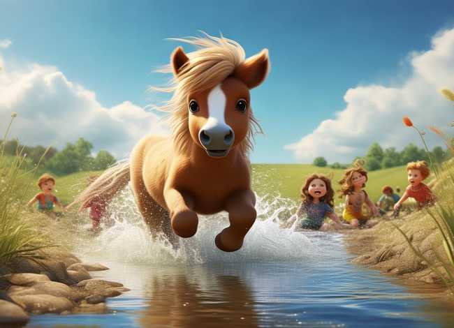 小马过河的一个儿童故事 小马过河的故事 幼儿小故事 小马过河的一个儿童故事 小马过河的故事 幼儿小故事