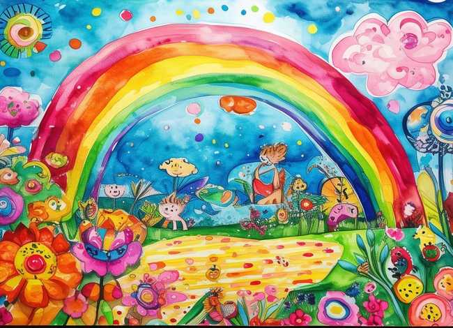 儿童水粉作品 - 儿童水粉作品图片