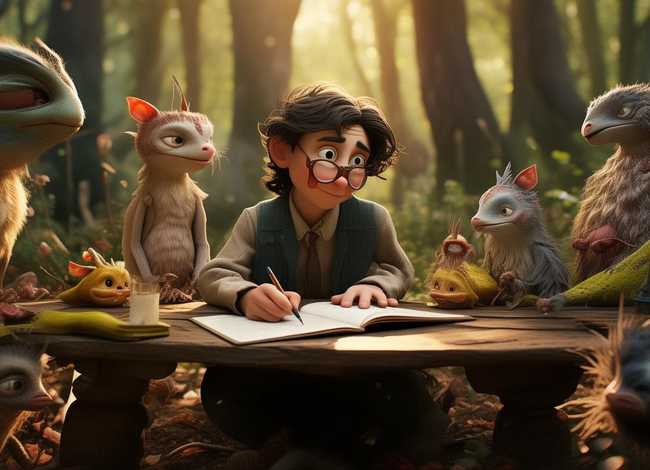 文学家的有趣故事；文学家的有趣故事简短