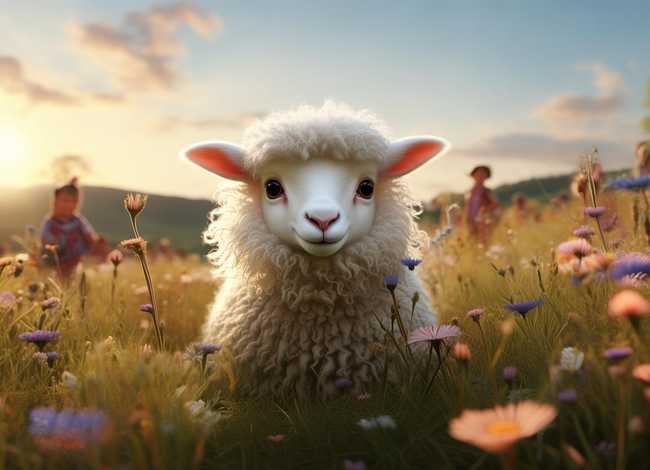 儿童故事小羊完整版、小羊故事文字版