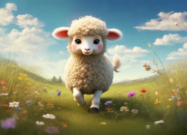 儿童故事骄傲的小羊羔、骄傲的小羊的故事