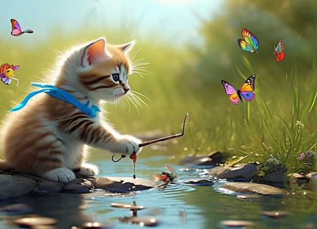 儿童故事小猫钓鱼的原文，小猫钓鱼的故事原版