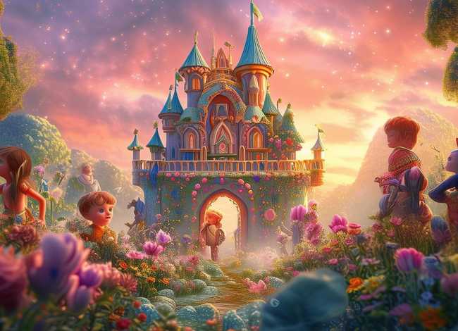 美丽的儿童故事完整版 - 美丽的儿童画作品