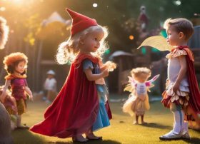 幼儿园童话故事cosplay；幼儿园童话世界cosplay活动