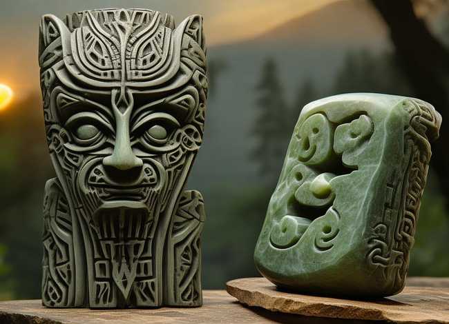 良渚兽面神人纹简笔画、良渚兽面纹玉琮简笔画