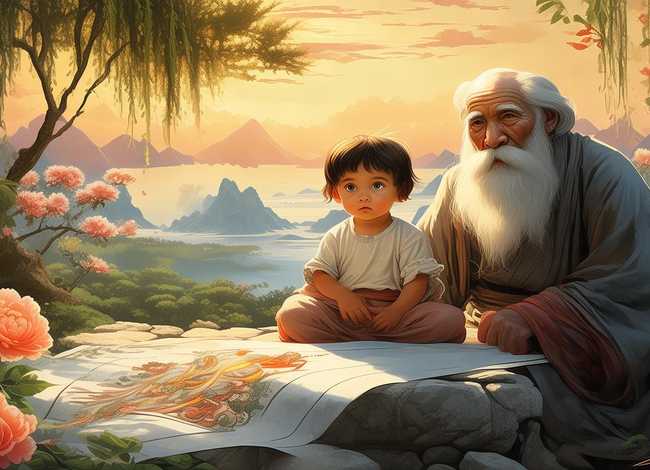 国画讲故事；给孩子讲的国画小故事