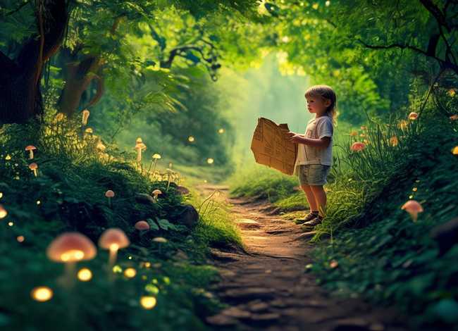 儿童故事秘密的小路 - 秘密小路绘本故事