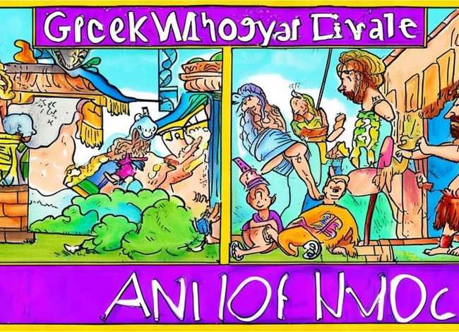 希腊神话故事儿童画四年级 希腊神话故事四年级版手抄报