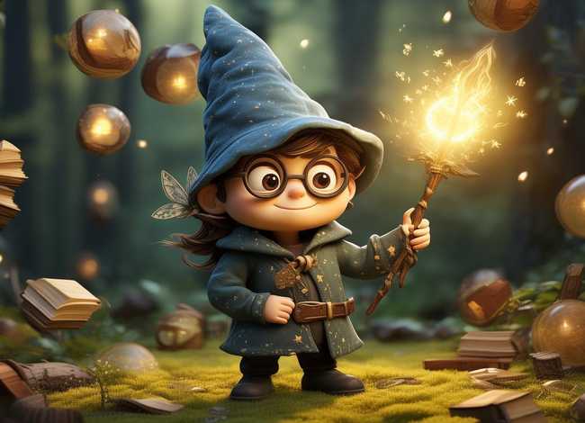 儿童故事《魔法大师》，魔法师幼儿故事