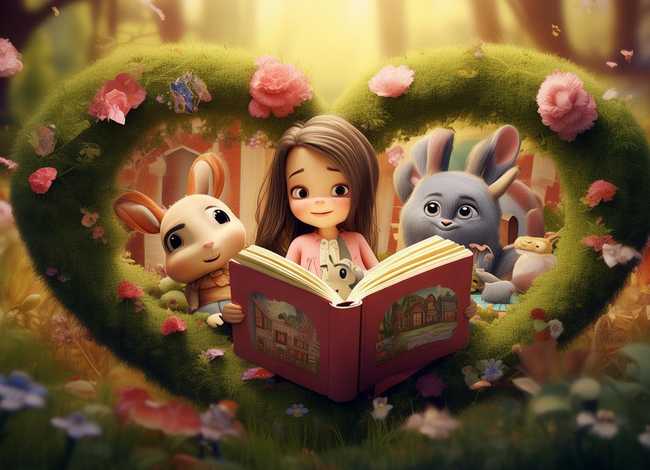 爱心故事绘本（爱心故事绘本图片）