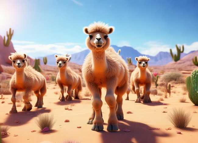 骆驼的绝招儿童故事 骆驼的幼儿故事 骆驼的绝招儿童故事 骆驼的幼儿故事